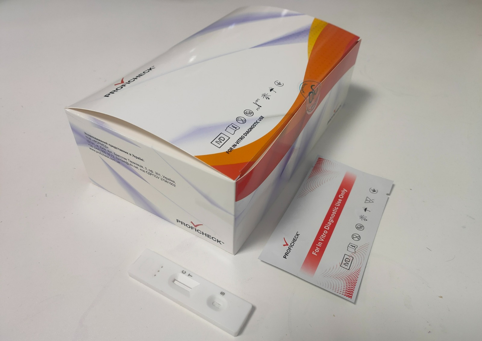 Швидкий тест PROFICHECK на Міоглобін (цільна кров/сироватка/плазма)